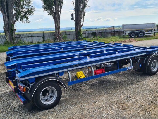 Przyczepy kontenerowe z&nbsp;obrotnicą